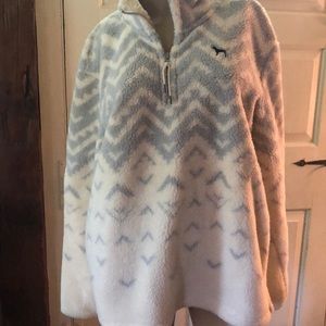 Women’s Victoria’s Secret Pink MD half zip fleece